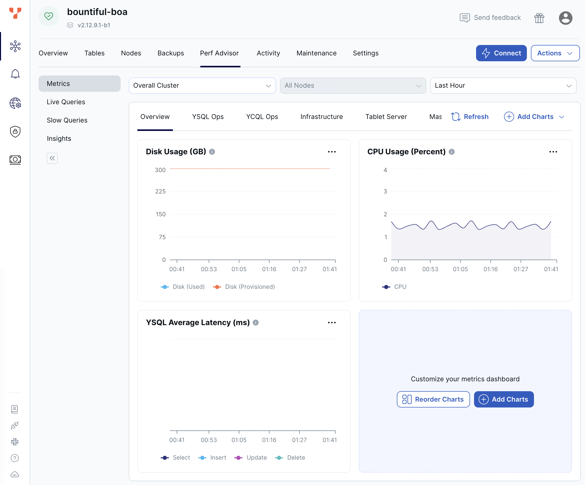 Cluster Performance Metrics